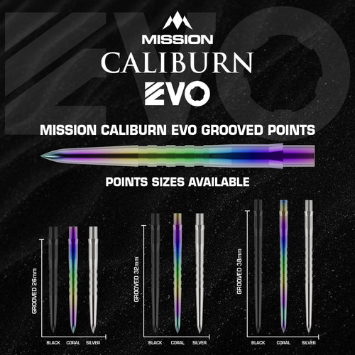 Mission Caliburn Grooved Weiß und Schwarz