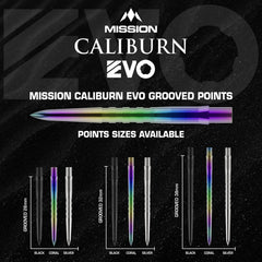 Mission Caliburn Grooved Weiß und Schwarz