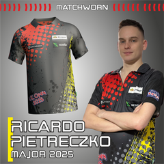 signiertes Major Matchworn Shirt + Autogrammkarte