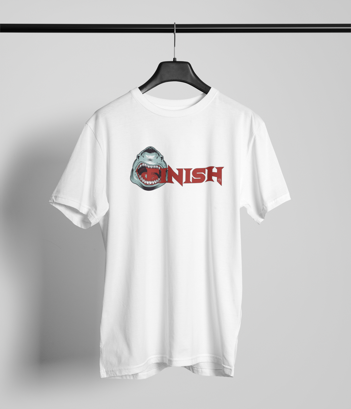 Hai Finish - T-Shirt Weiß XXL